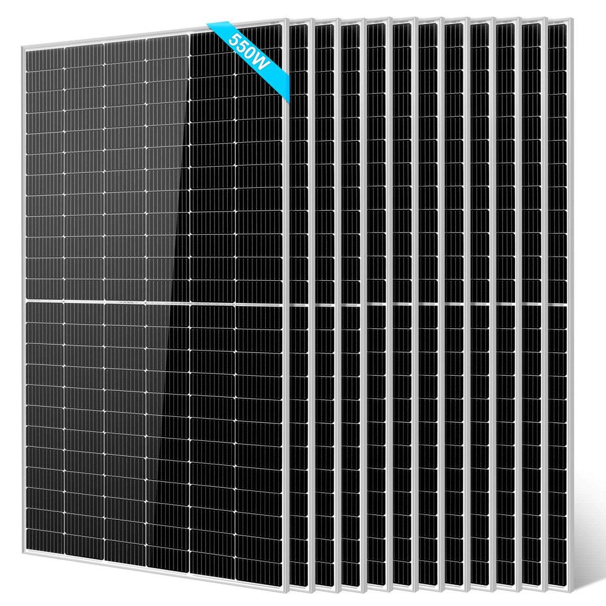 550 Watt Monocrystalline PERC Solar Panel - Green Vista Living