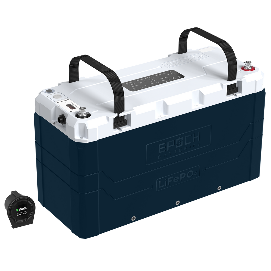 Epoch Battery 12V 460Ah V2 Elite Series - Heated & Bluetooth & Victron Comms LiFePO4 Battery