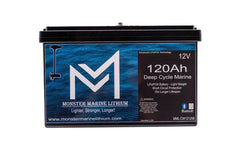 12V 120Ah Bluetooth Lithium Deep Cycle Marine Battery MML-12120b (w/ bluetooth) - Green Vista Living