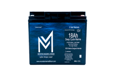 12v 18Ah Deep Cycle Lithium Marine Battery "Hornet"