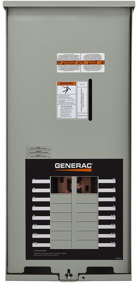 Generac Next Generation 7321 10kW Air-Cooled Home Standby Generator with Transfer Switch