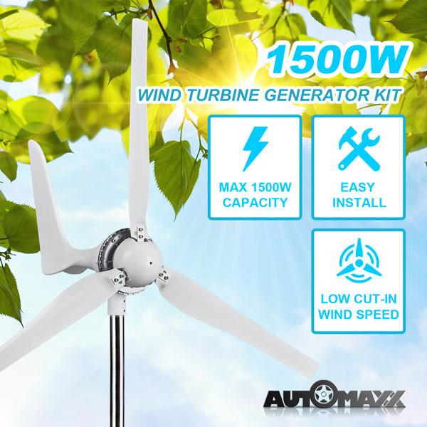 Automaxx - The Windmill 1500W Wind Turbine Generator Kit