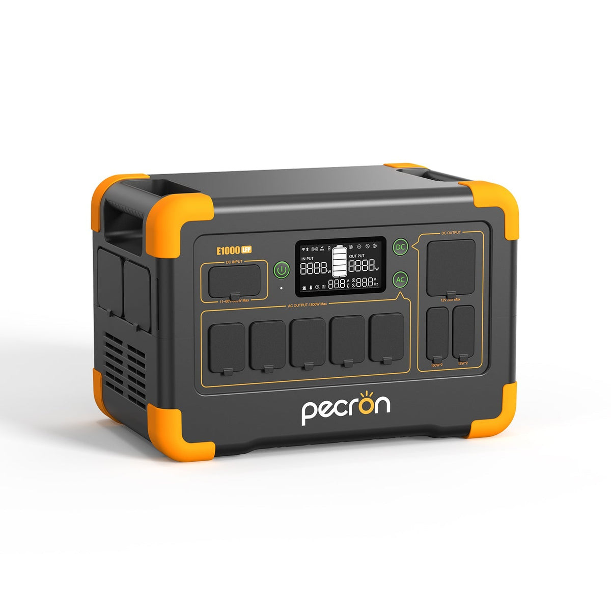 PECRON E1000LFP Portable Power Station 1800W 1024Wh - Green Vista Living