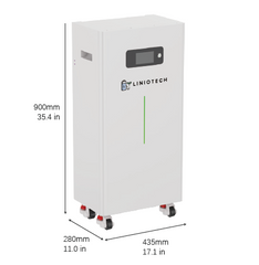 Liniotech Energy 16kWh Power Tower LiFePO4 Battery – 51.2V 314Ah Home & Commercial Solar Energy Storage