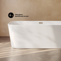 Swiss Madison Concorde 67" Freestanding Bathtub