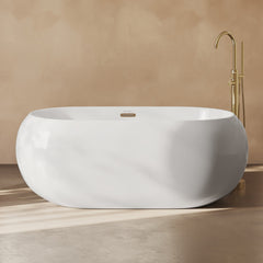 Swiss Madison Plaisir 63" Freestanding Bathtub