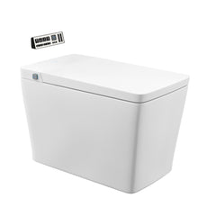 Swiss Madison Concorde Smart One-Piece 1.28 GPF Single Top Flush Toilet in Glossy White