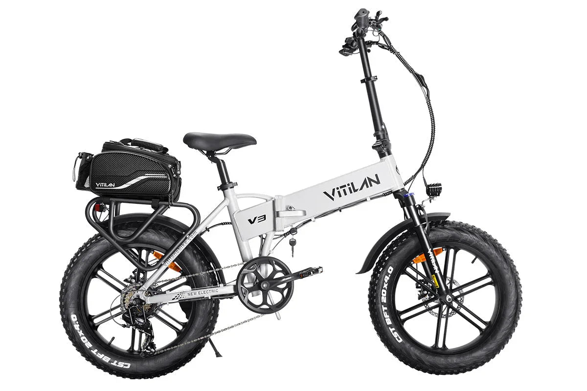 Vitilan V3 2.0 Folding Fat Tires Adult All Terrain Electric Bike Vitilan