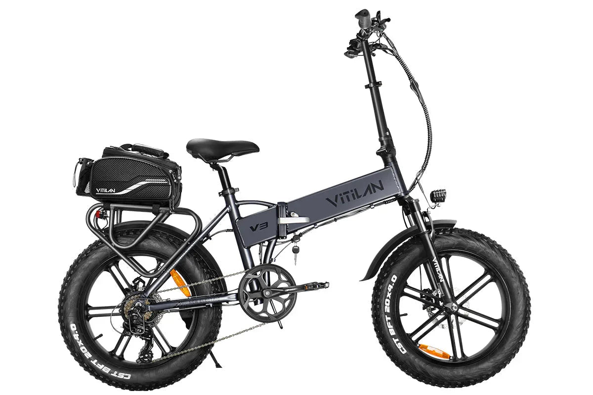 Vitilan V3 2.0 Folding Fat Tires Adult All Terrain Electric Bike Vitilan