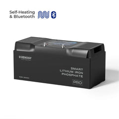 Pro - 12V 100Ah/200Ah Smart LiFePO4 Battery w/ Bluetooth & Self-Heating