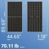 Talesun Solar TM7G72M-590 590W N-Type TOPCon Bifacial Solar Panel