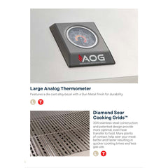 AOG 30" Built-In "T" Series Gas Grill