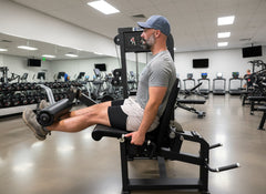 Selectorized Leg Extension & Prone Leg Curl Combo w/250lb weight stack (New) Sports & Fitness Exchange
