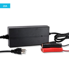 Renogy 12V 20A/24V 10A AC-to-DC LFP Portable Battery Charger