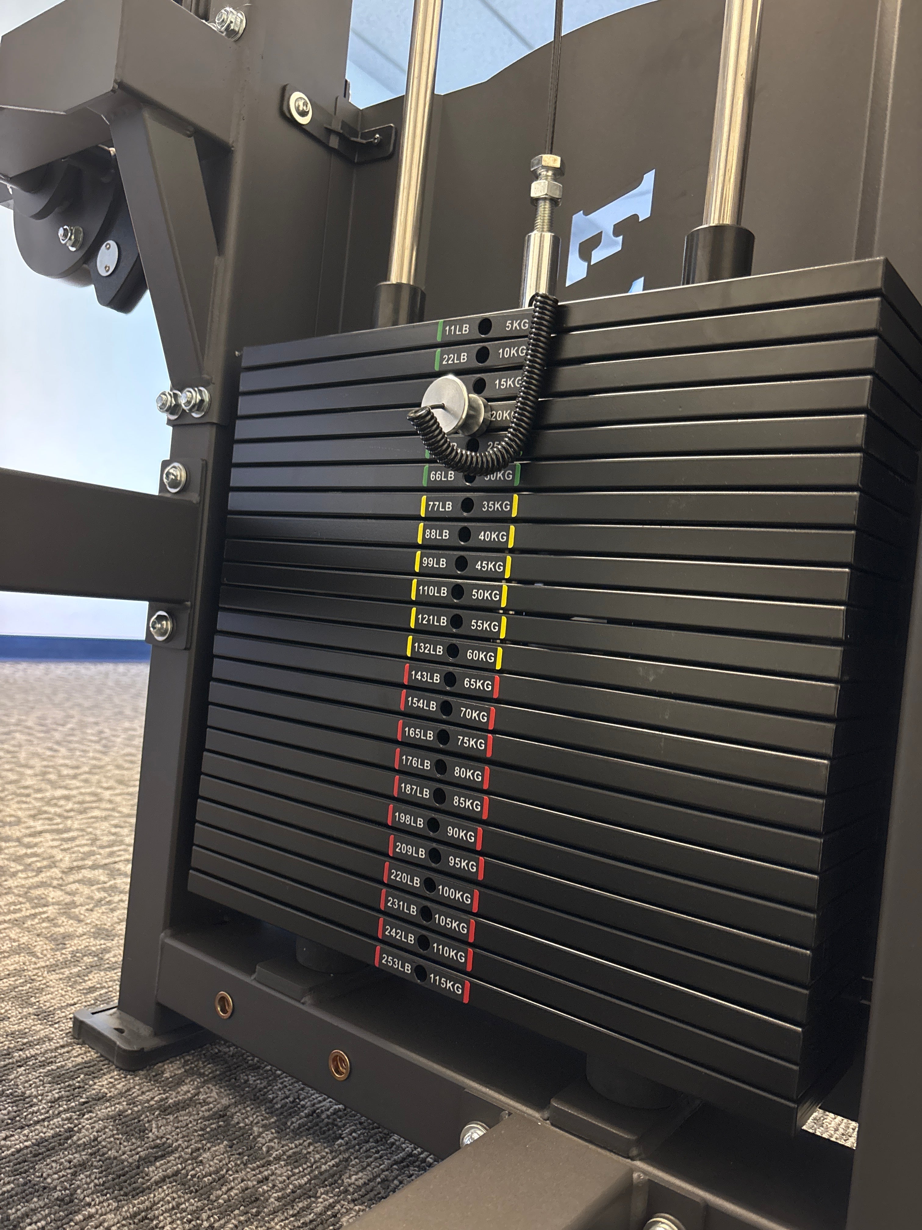 Selectorized Seated Leg Extension & Leg Curl Machine w/ 250lb weight stack (New) Sports & Fitness Exchange