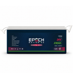 Epoch Batteries 24V 230Ah Essential Series LiFePO4 Battery (5.89kWh)