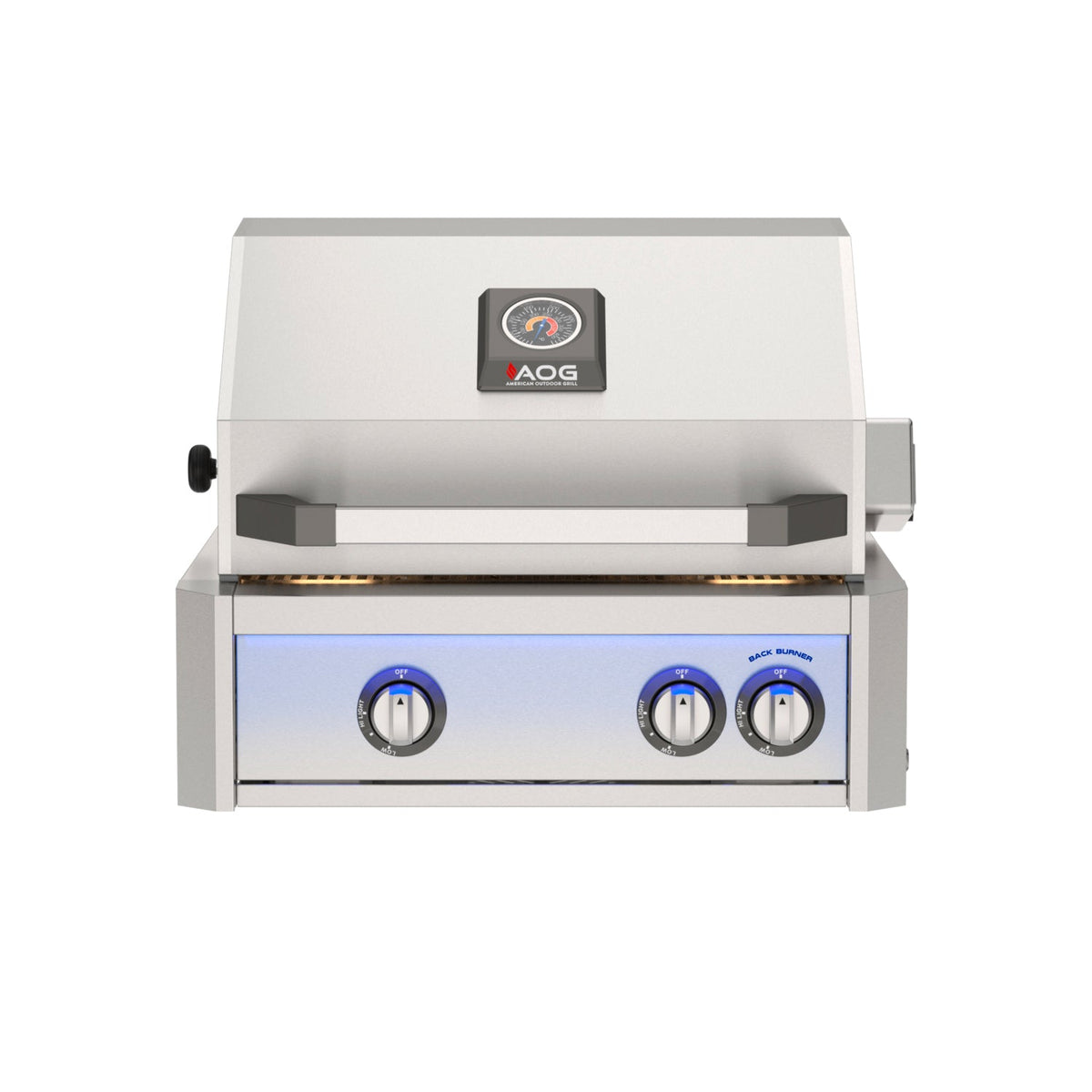 AOG 24-Inch L-Series Built-In Propane Grill with Lights & Rotisserie