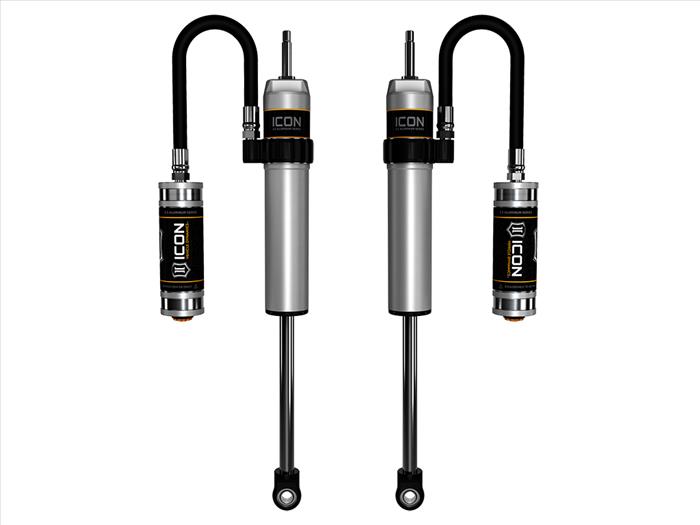 ICON 2007-2014 Toyota FJ Cruiser/2003-2024 Toyota 4Runner/2003-2023 Lexus GX, 1-3� Lift, Rear, V.S. 2.5 Aluminum Series Shocks, Remote Reservoir, Pair