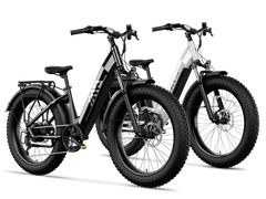 TST® Combo Sale Dreamer 26" Step-Thru Fat Tire Electric Bike