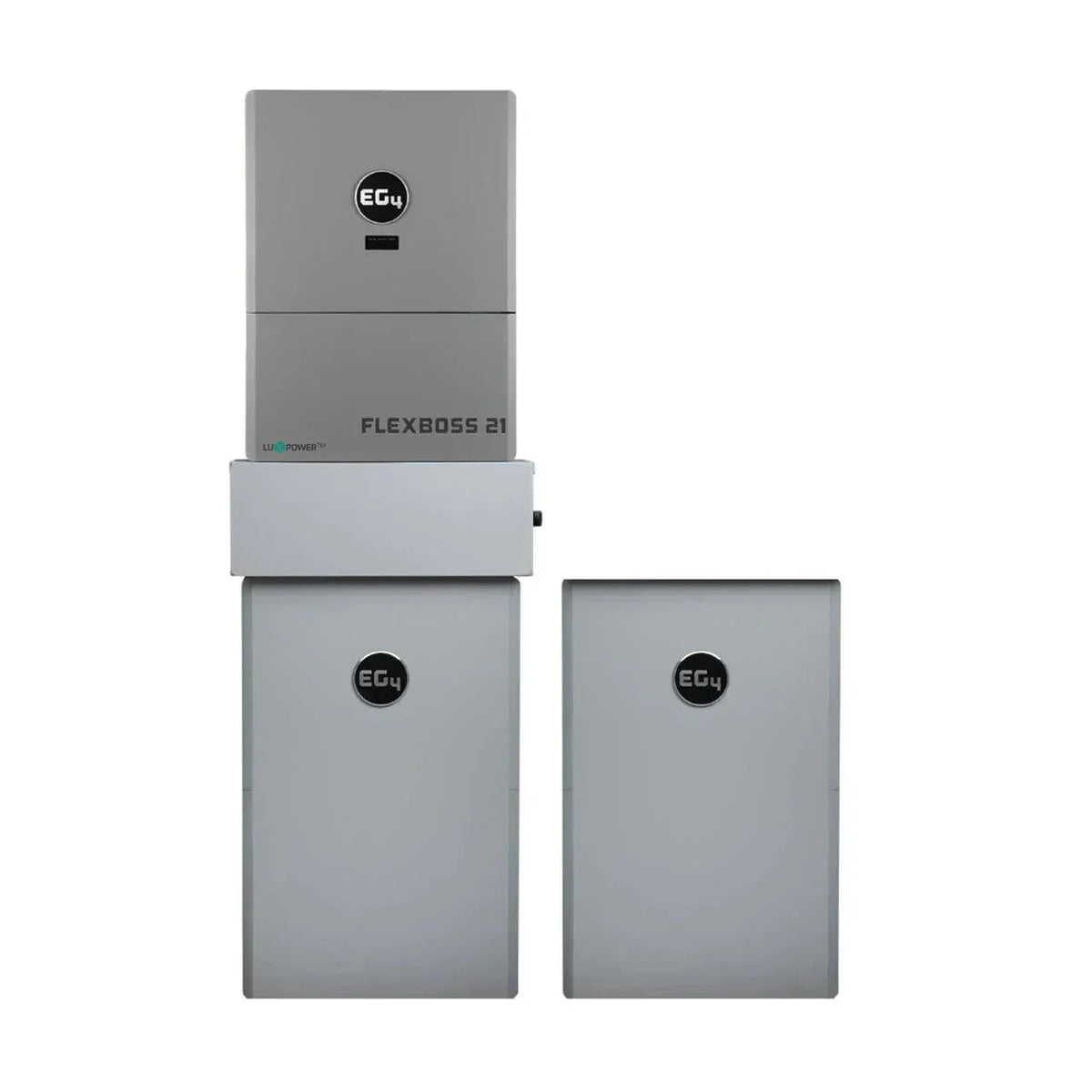 EG4 Hybrid Power Kit | 16kW 120/240V Output 48VDC - 28.6kWh System Bundle | EG4 FlexBOSS21 Hybrid Inverter + 2 x EG4 PowerPro Wallmount Outdoor Battery - Green Vista Living