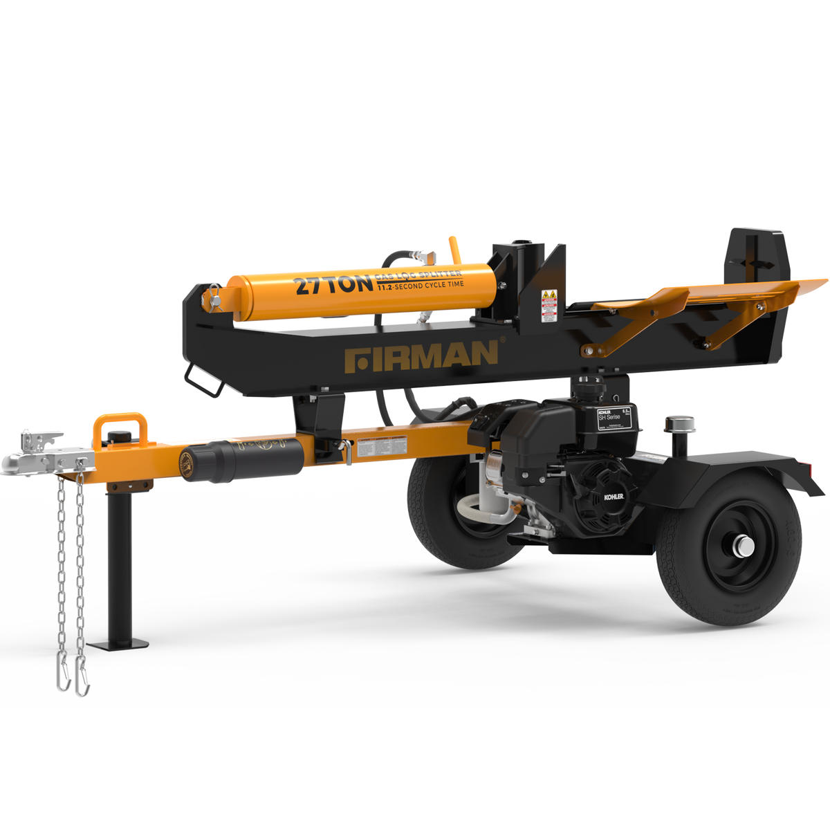 FIRMAN Power Equipment 27-Ton Gas Powered Hydraulic Log Splitter