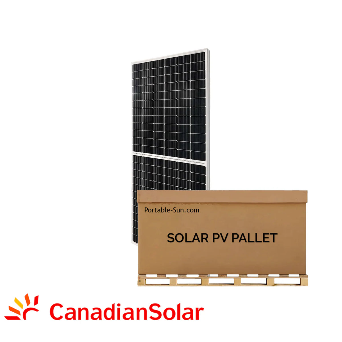 Canadian Solar CS3W-445W BiHiKu Bifacial Solar Panel | 445W High-Efficiency Mono PERC | Full Pallet (33) - 14.7kW Total