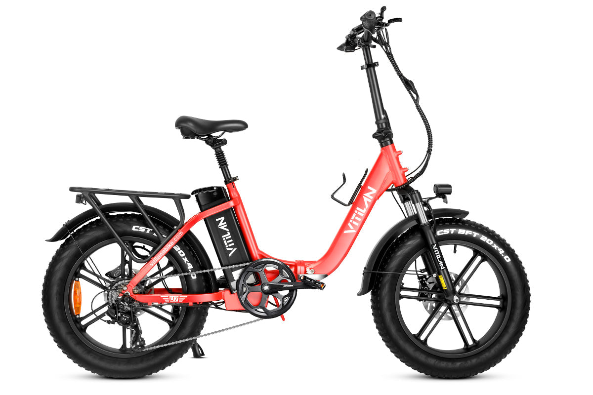 Vitilan U7 Step-thru Foldable Fat Tire Electric Bike