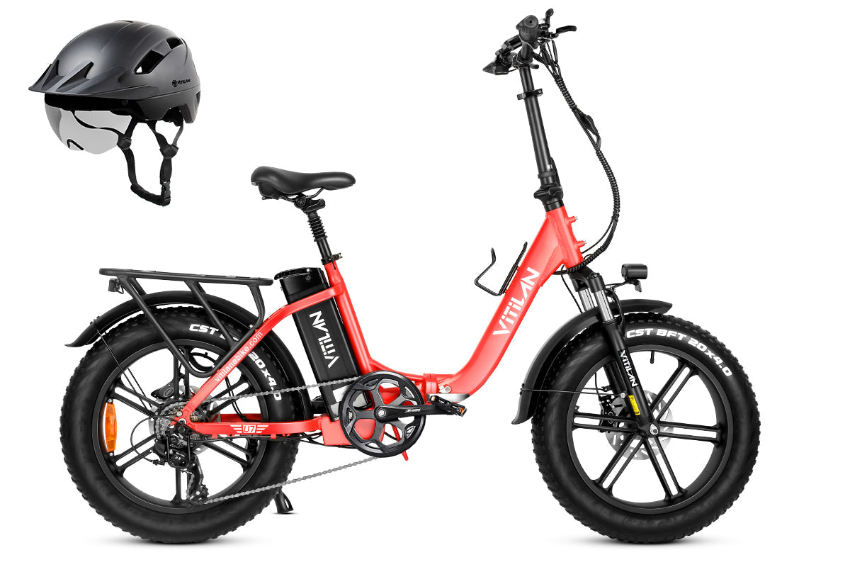 Vitilan U7 Step-thru Foldable Fat Tire Electric Bike