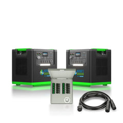 Nature's Generator Lithium 6000 and Transfer Switch - Green Vista Living
