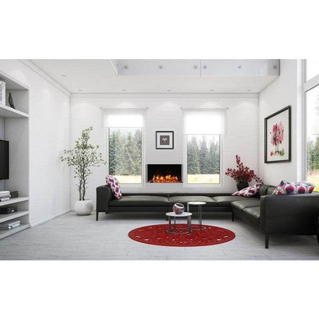 Amantii 30 Inch Tru-View Slim Smart Indoor Outdoor 3 Sided Electric Fireplace