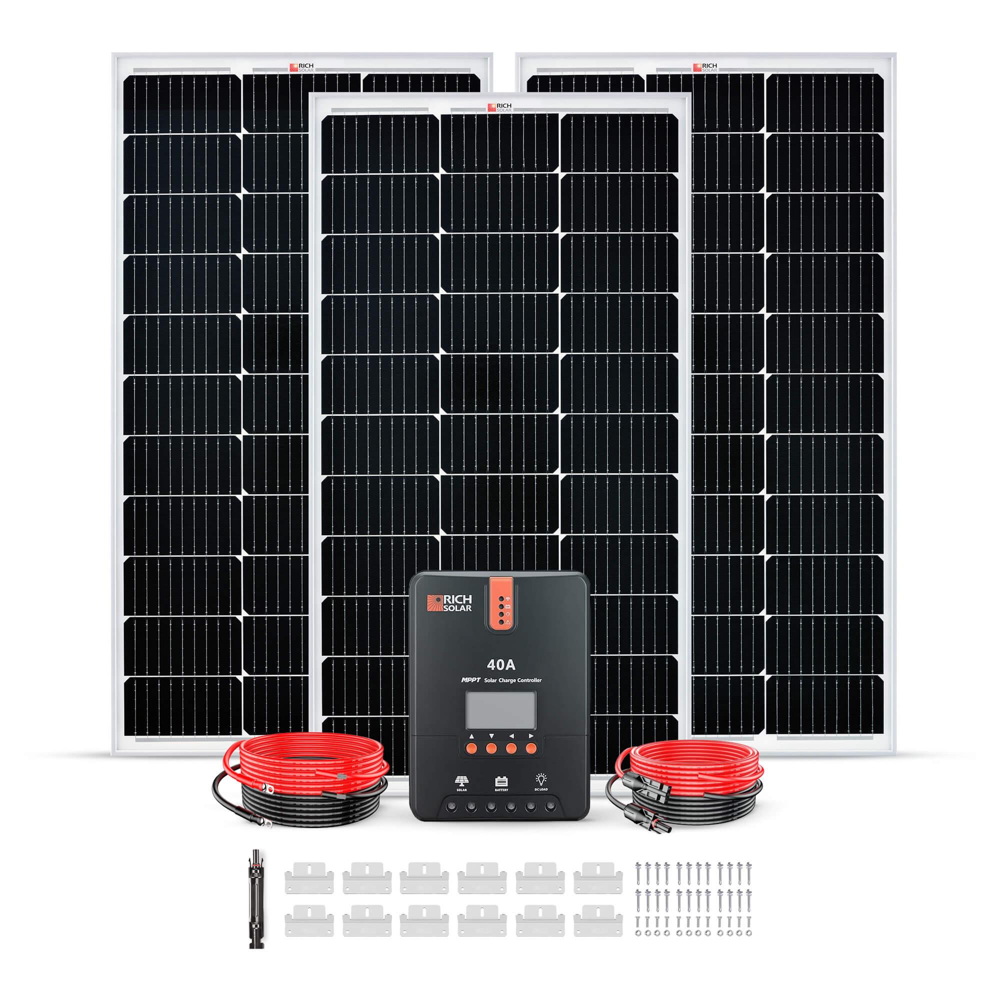 Rich Solar - 300 Watt Solar Kit - Green Vista Living