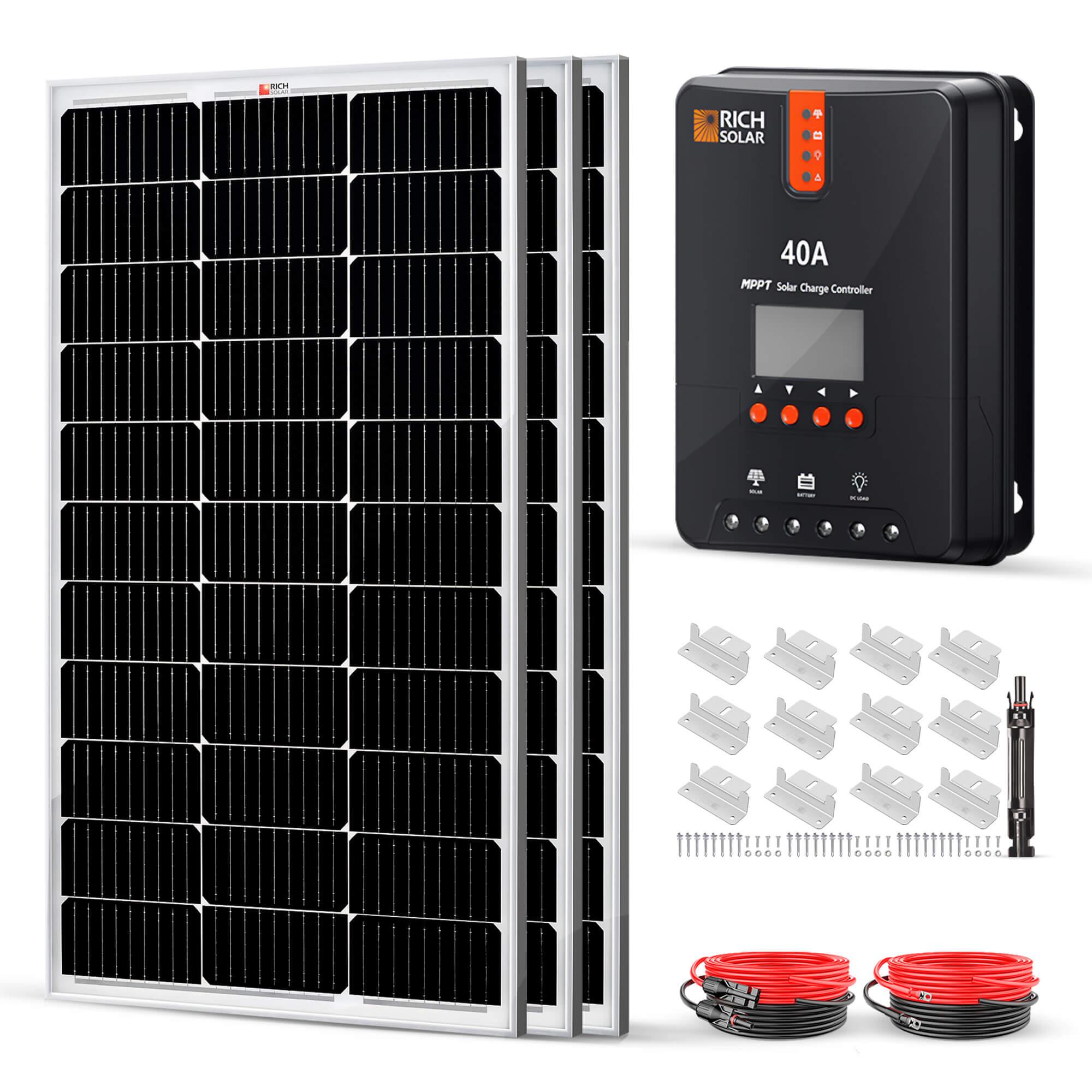 Rich Solar - 300 Watt Solar Kit - Green Vista Living