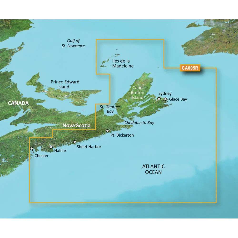 Garmin BlueChart g3 Vision HD - VCA005R - Halifax - Cape Breton - microSD/SD [010-C0691-00] Garmin