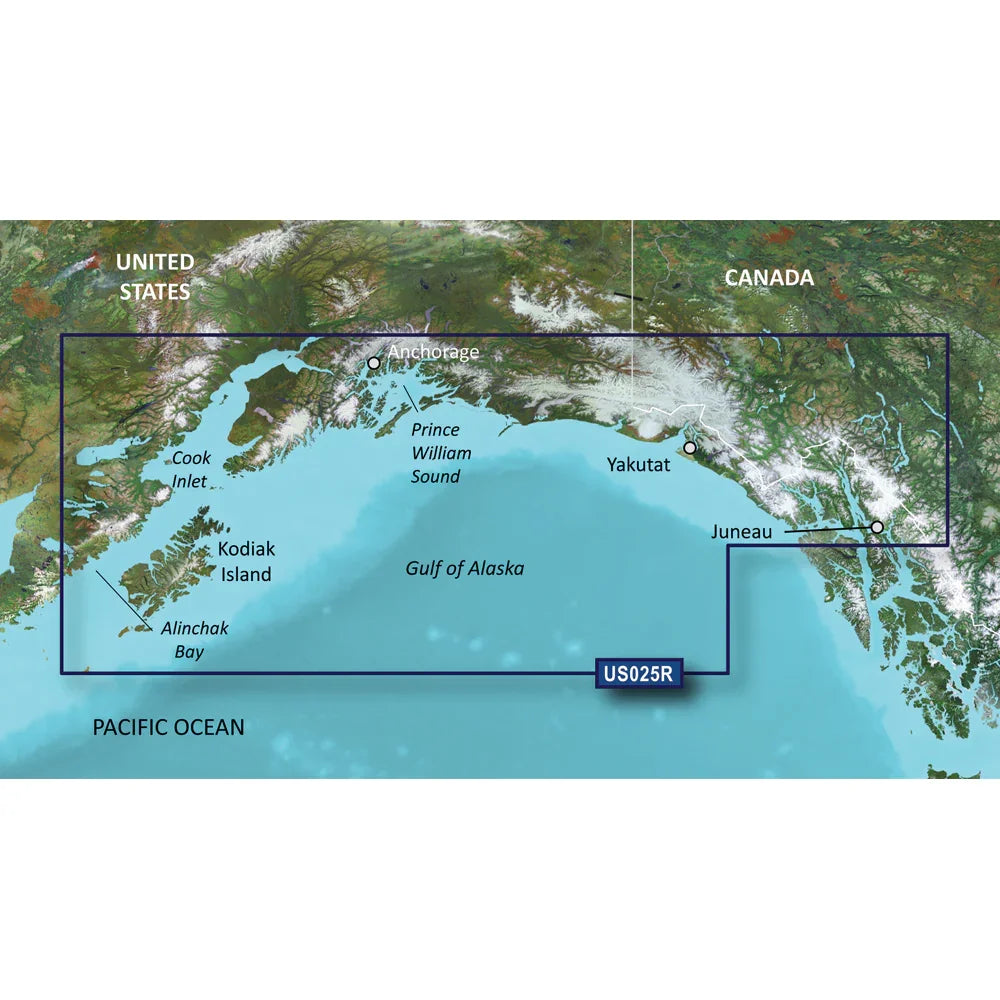 Garmin BlueChart g3 Vision HD - VUS025R - Anchorage - Juneau - microSD/SD [010-C0726-00] Garmin