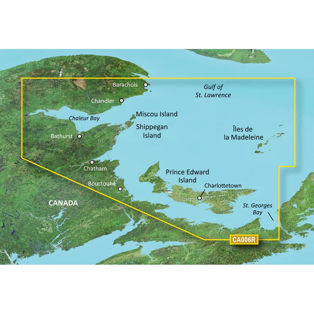 Garmin BlueChart g3 Vision HD - VCA006R - P.E.I. to Chaleur Bay - SD Card [010-C0692-00] Garmin