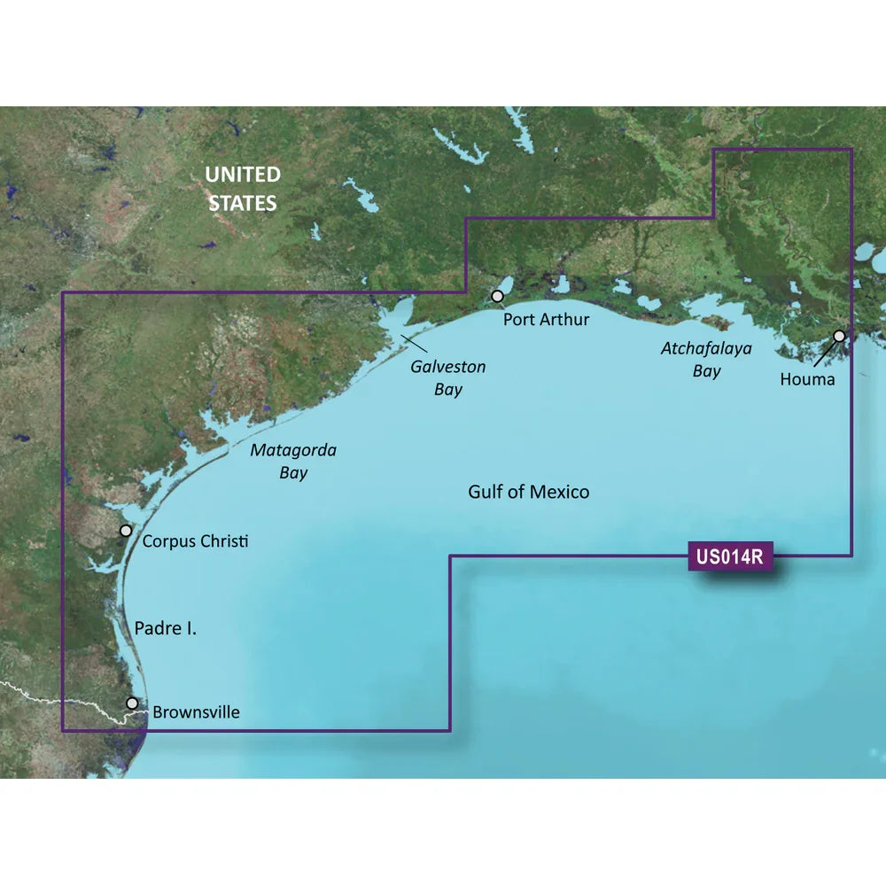 Garmin BlueChart g3 Vision HD - VUS014R - Morgan City to Brownsville - microSD/SD [010-C0715-00] Garmin