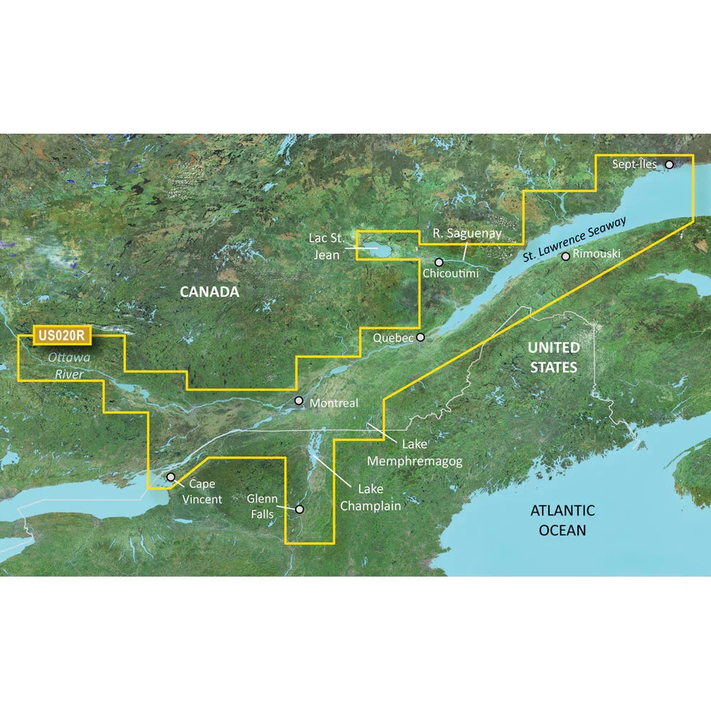 Garmin BlueChart g3 Vision HD - VUS020R - St. Lawrence Seaway - microSD/SD [010-C0721-00] Garmin
