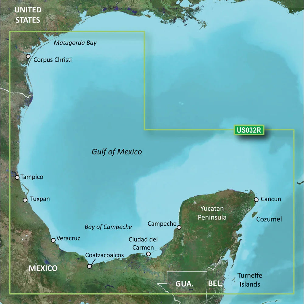 Garmin BlueChart g3 Vision HD - VUS032R - Southern Gulf of Mexico - microSD/SD [010-C0733-00] Garmin