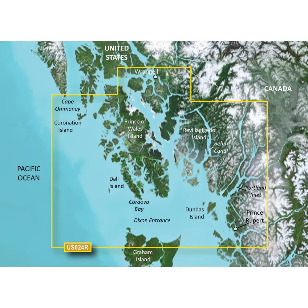 Garmin BlueChart g3 Vision HD - VUS024R - Wrangell - Dixon Entrance - microSD/SD [010-C0725-00] Garmin
