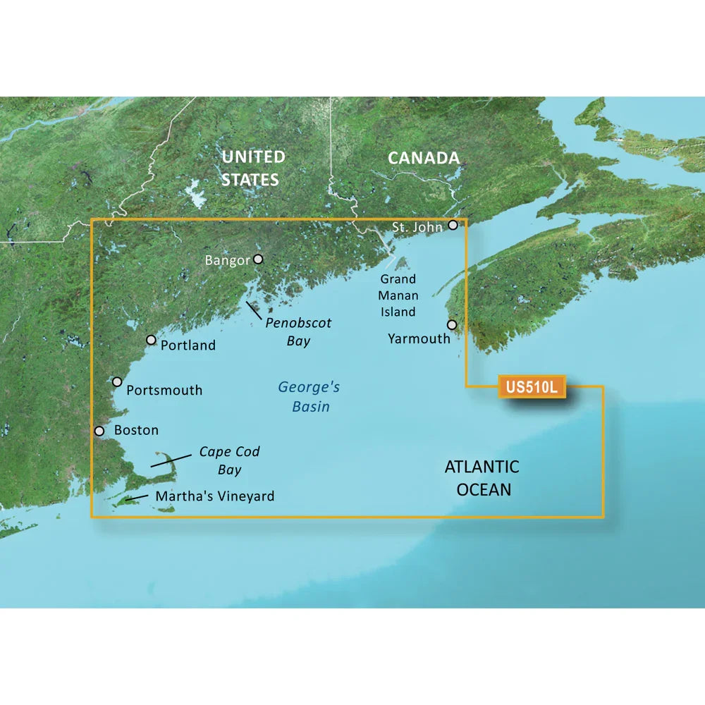 Garmin BlueChart g3 Vision HD - VUS510L - St. John - Cape Cod - microSD/SD [010-C0739-00] Garmin