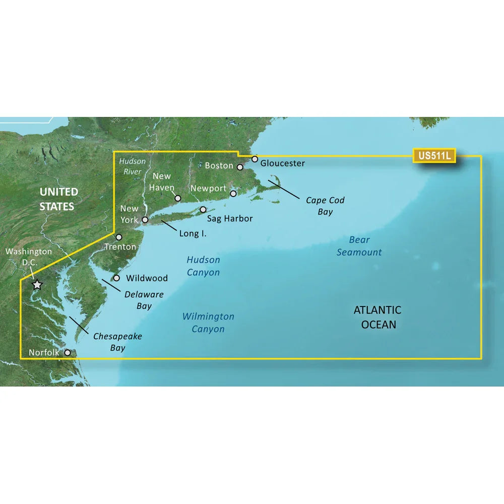 Garmin BlueChart g3 Vision HD - VUS511L - Boston - Norfolk - microSD/SD [010-C0740-00] Garmin