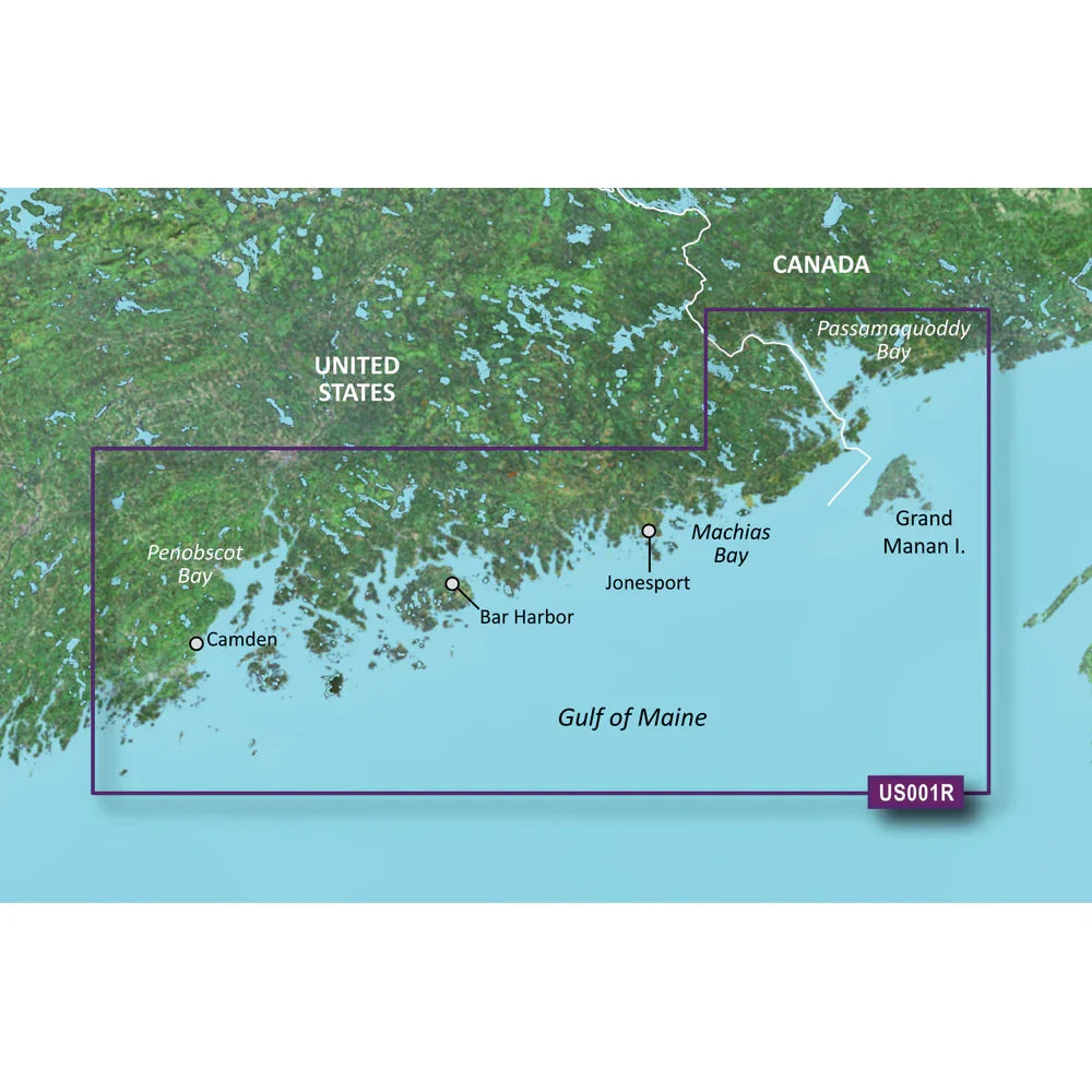 Garmin BlueChart g3 Vision HD - VUS001R - North Maine - microSD/SD [010-C0702-00] Garmin