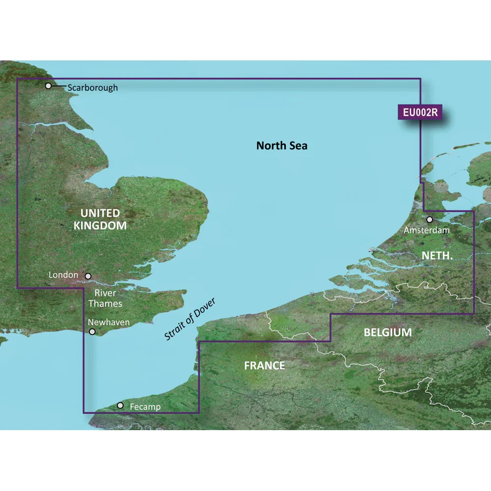 Garmin BlueChart g3 Vision HD - VEU002R - Dover to Amsterdam  England Southeast - microSD/SD [010-C0761-00] Garmin