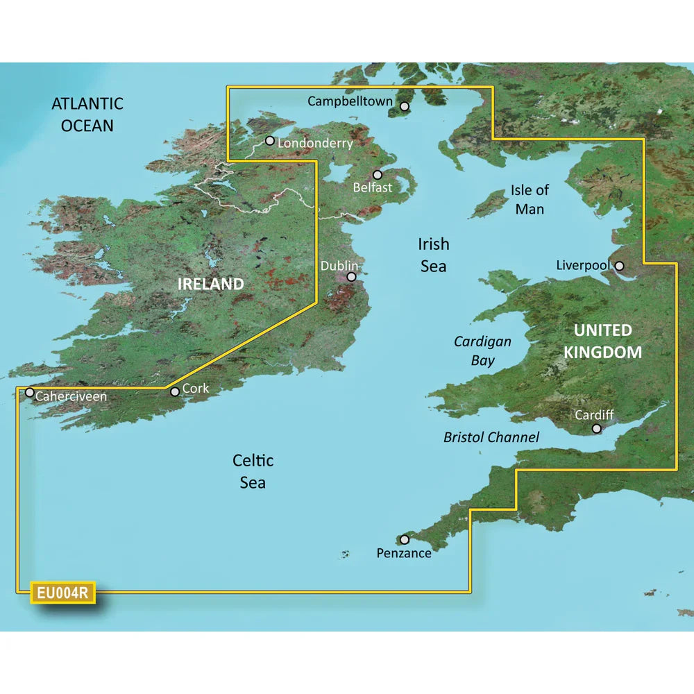 Garmin BlueChart g3 Vision HD - VEU004R - Irish Sea - microSD/SD [010-C0763-00] Garmin