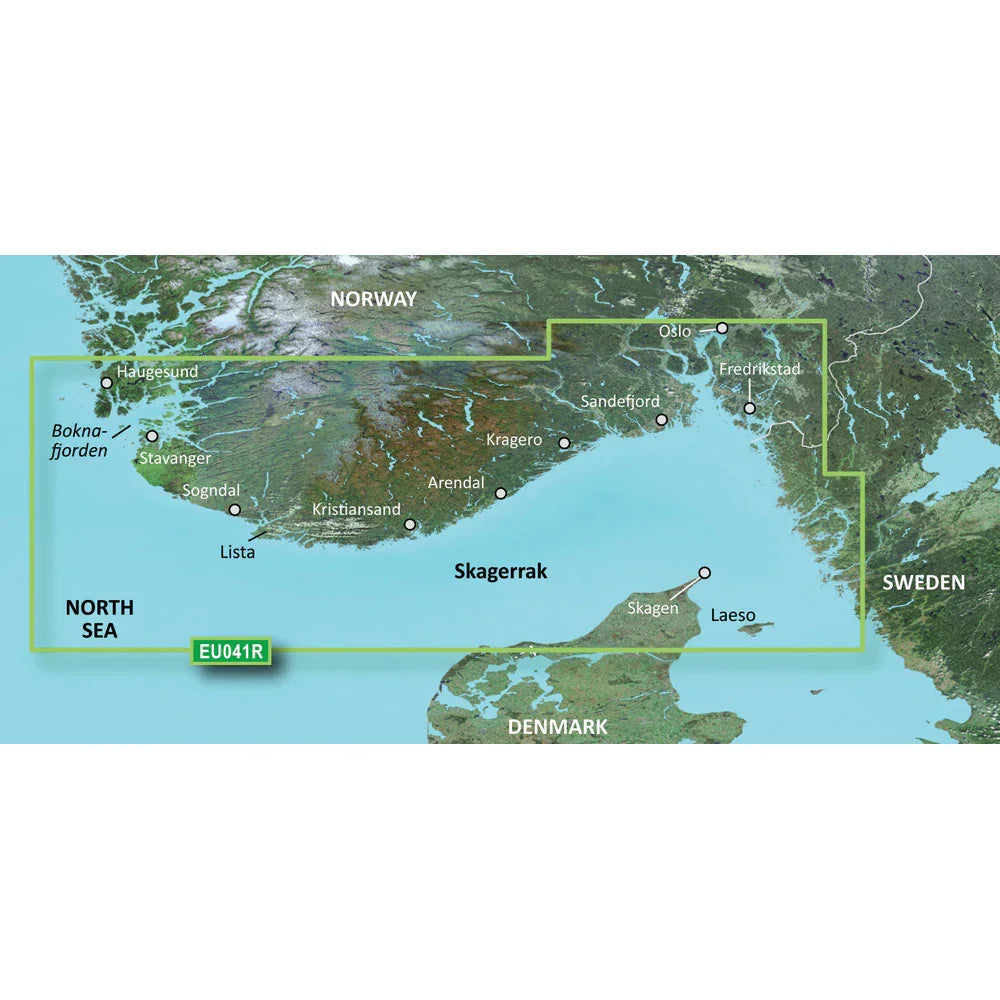 Garmin BlueChart g3 Vision HD - VEU041R - Oslo-Skagerak-Haugesund - microSD/SD [010-C0778-00] Garmin