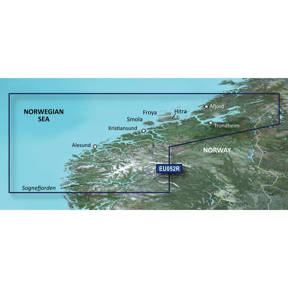 Garmin BlueChart g3 Vision HD - VEU052R - Sognefjorden - Svefjorden - microSD/SD [010-C0788-00] Garmin