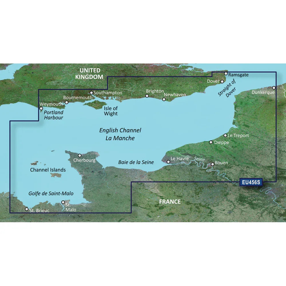 Garmin BlueChart g3 Vision HD - VEU465S - The Solent  Channel Islands - microSD/SD [010-C0800-00] Garmin