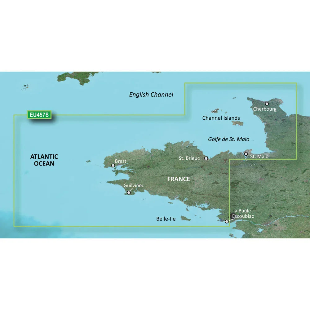 Garmin BlueChart g3 Vision HD - VEU457S - Bretagne - microSD/SD [010-C0801-00] Garmin