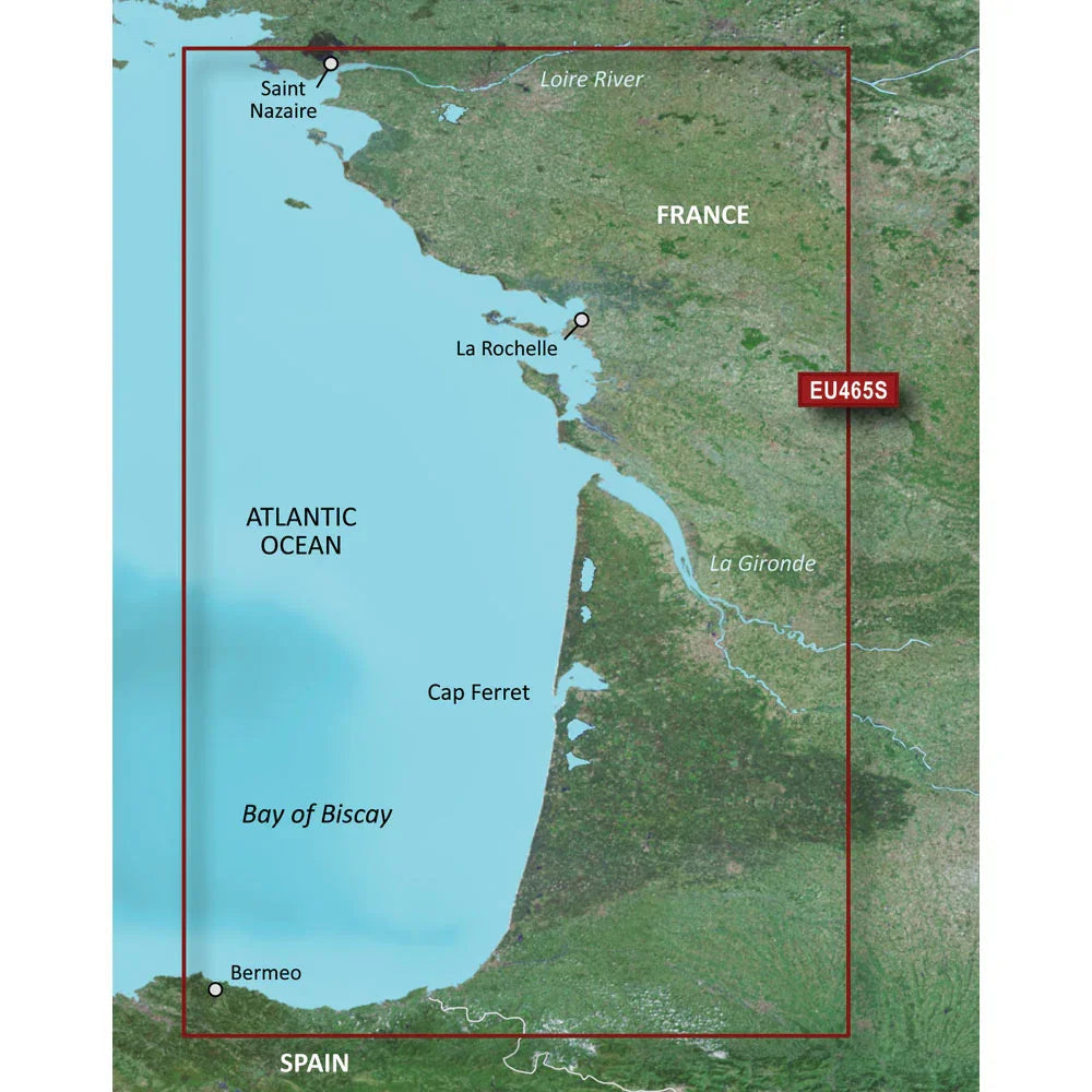 Garmin BlueChart g3 Vision HD - VEU465S - La Baule to San Sebastian - microSD/SD [010-C0809-00] Garmin