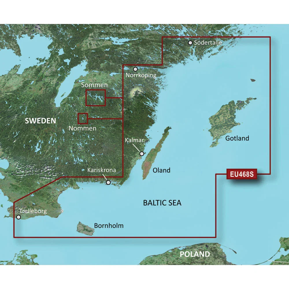 Garmin BlueChart g3 Vision HD - VEU468S - Sdertlje to Trelleborg - microSD/SD [010-C0812-00] Garmin